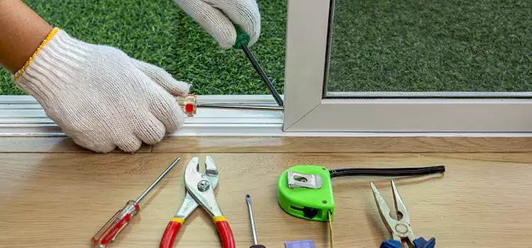 Sliding Door Track Replacement in Blackfalds, AB